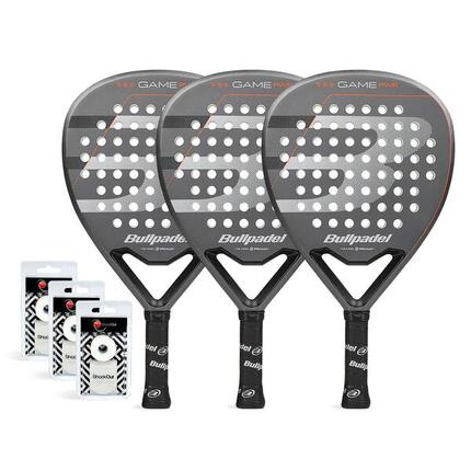 Tripack Bullpadel Game Power Gris
