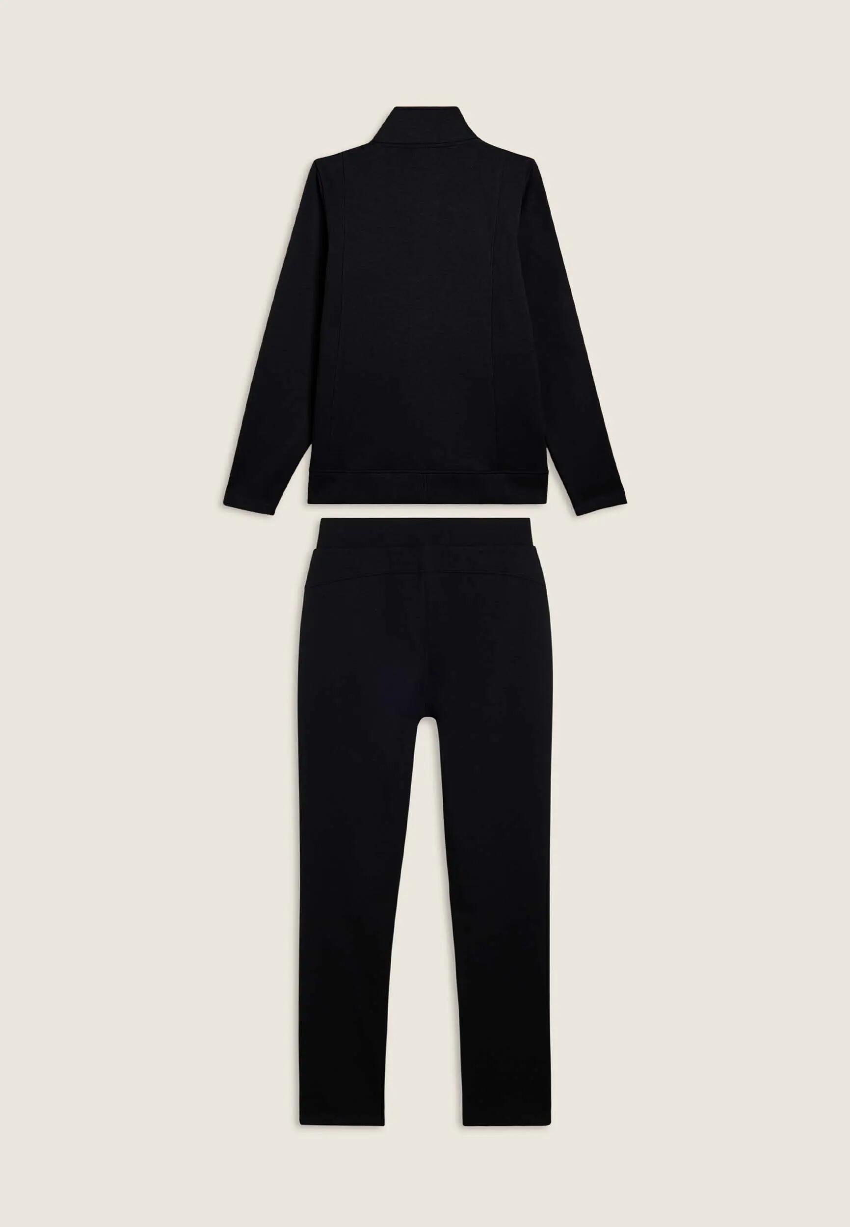 Regular fit jumpsuit met hoge kraag en strass-details 2/3