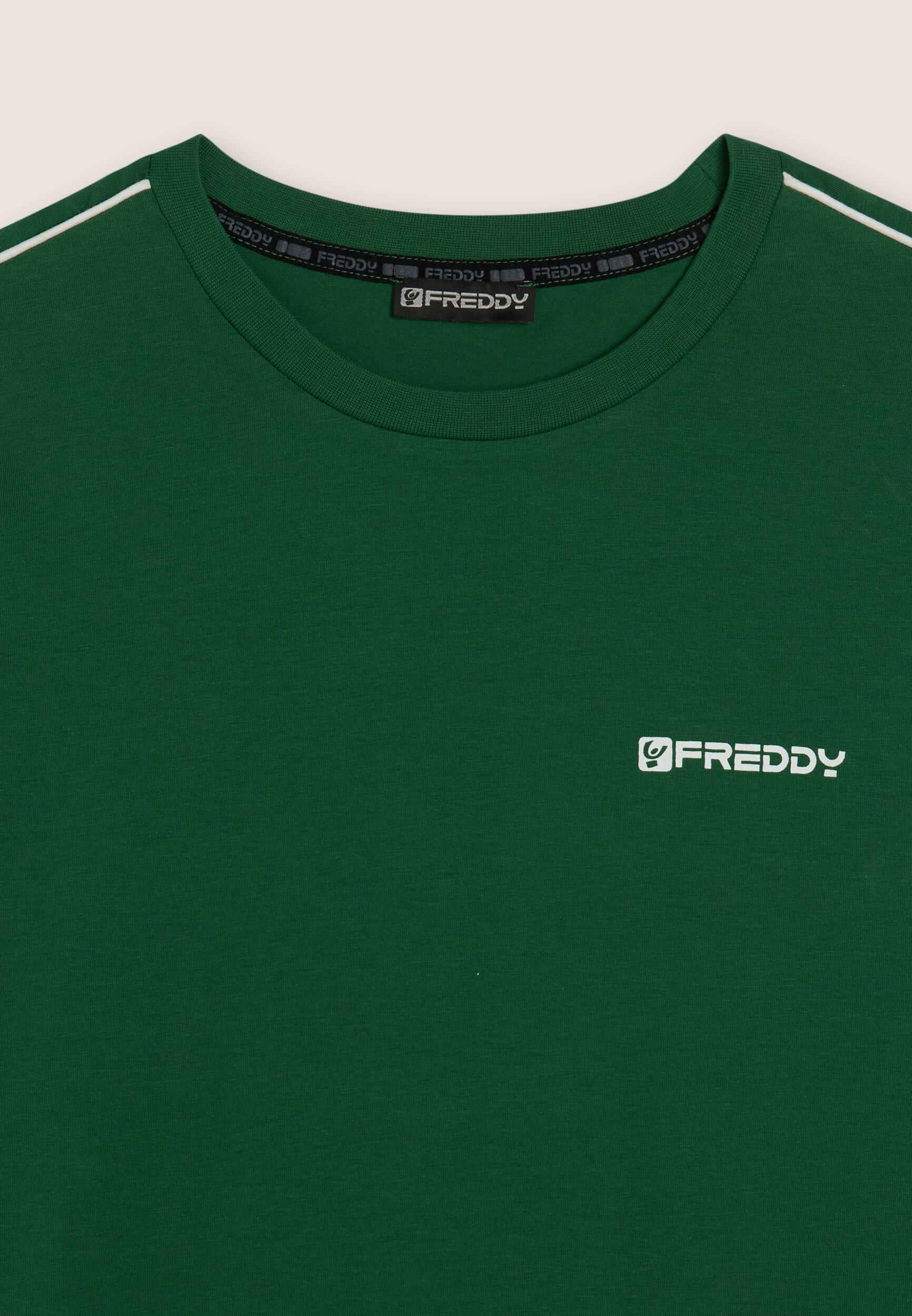 T-shirt à manches longues en jersey avec coutures de couleur contrastée 3/3