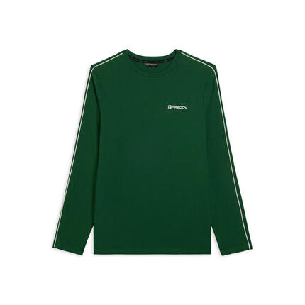 T-shirt à manches longues en jersey avec coutures de couleur contrastée