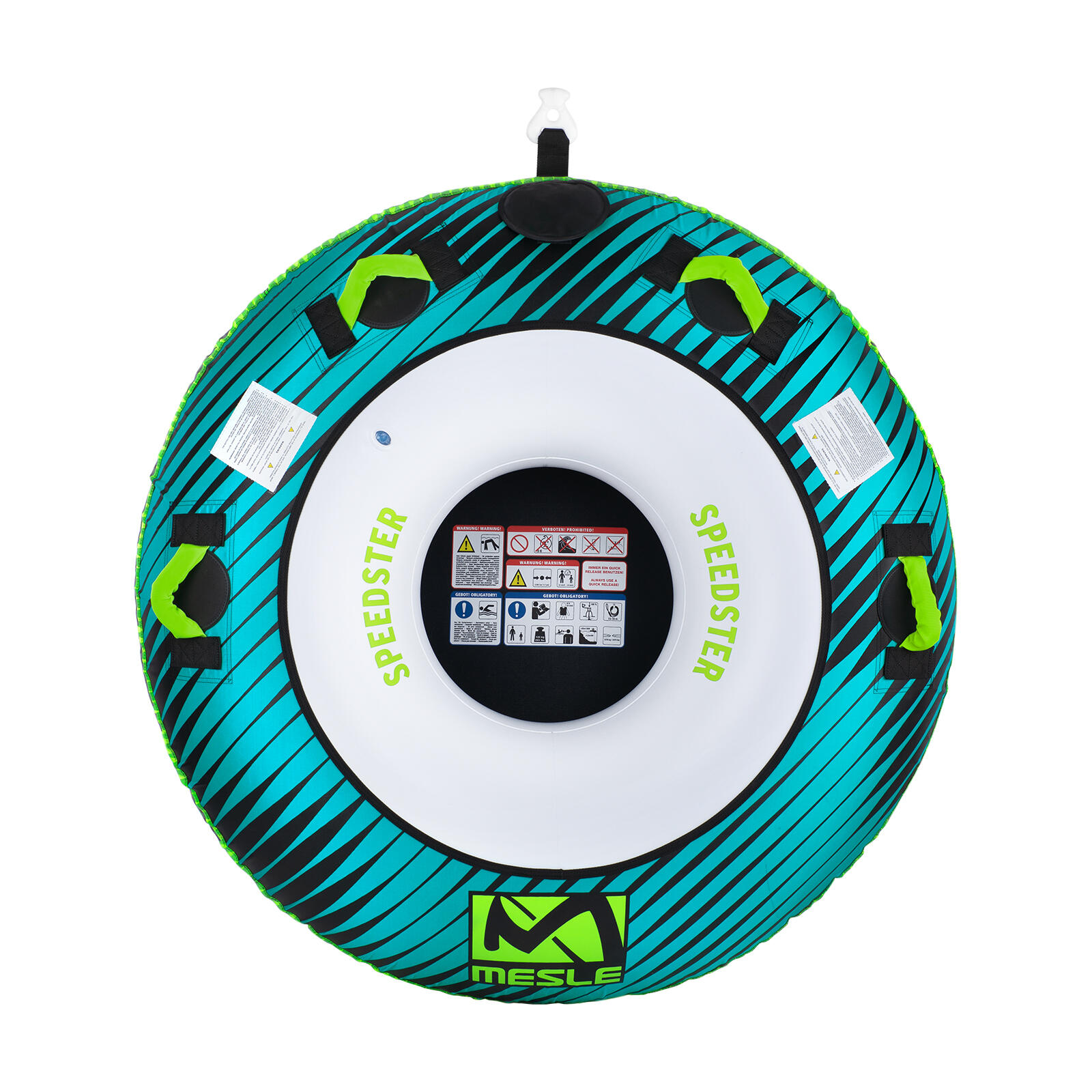Pack Bouée Tractable Speedster avec Corde, 1 - 2 Personnes Gonflable Bateau 2/3