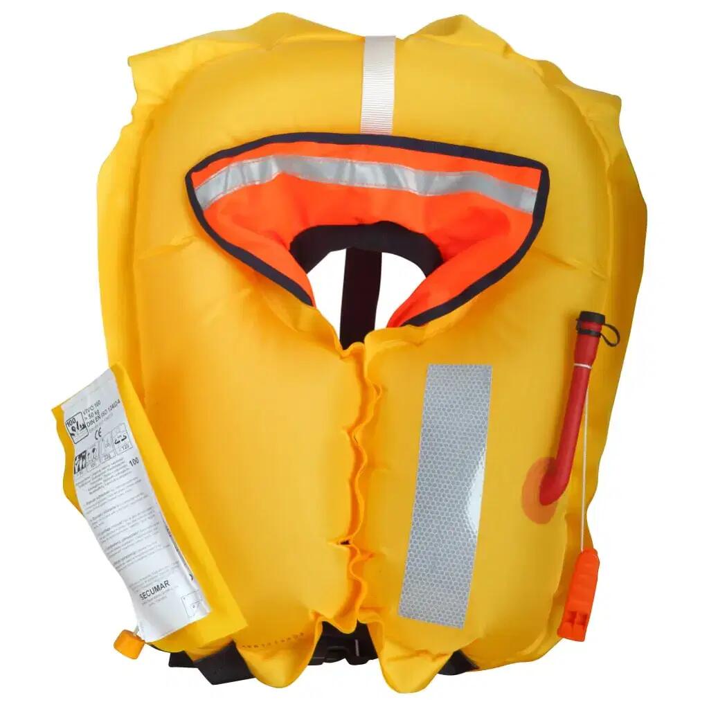 Gilet de sauvetage SECUMAR VIVO 100 gonflable 100N bleu léger 5/5