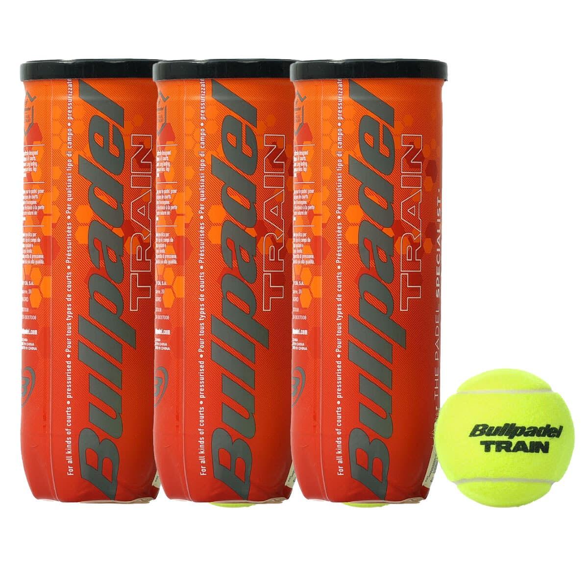 Bullpadel - Lot De 3 Boîtes De 3 Balles Bullpadel Train - Raquette De Padel - Multicolore - Taille Unique - Decathlon
