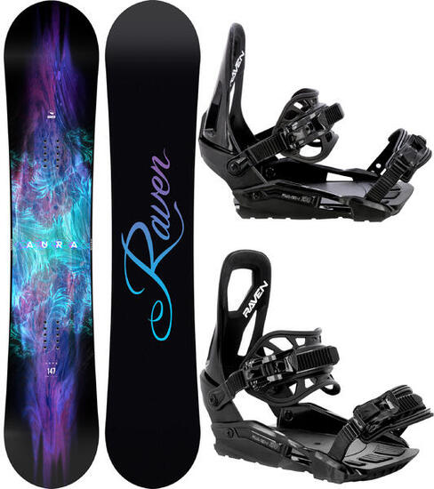 Zestaw Snowboard Raven Aura + Wiązania Raven S230