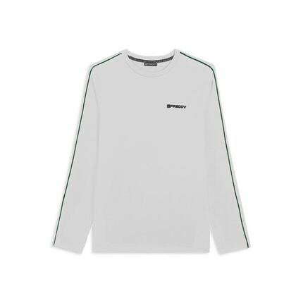 T-shirt à manches longues en jersey avec coutures de couleur contrastée