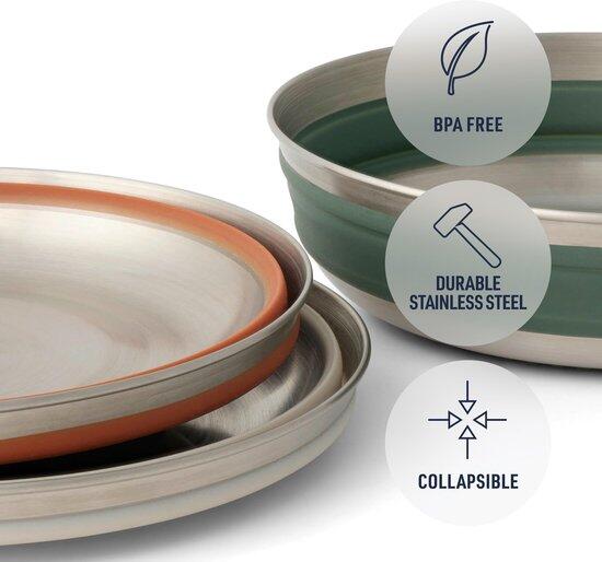 Cuenco Plegable Detour L - Beluga Grey 7/7
