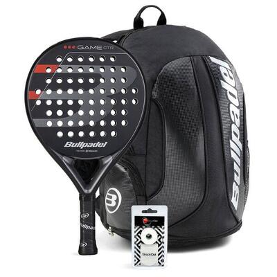 Pack bullpadel game control black bag avant