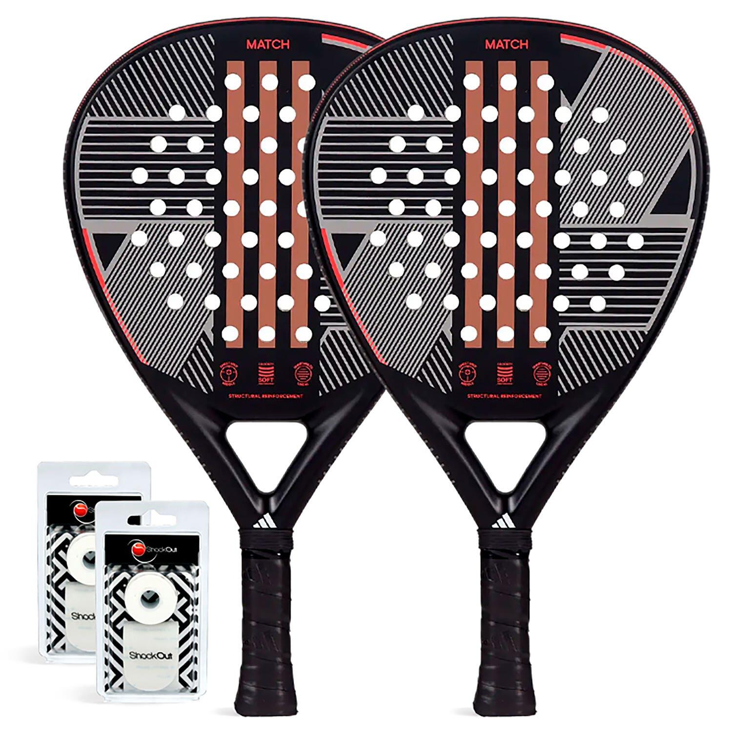 Adidas - Pack Duo Adidas Match 3.3 Cooper - Raquette De Padel - Multicolore - Taille Unique - Decathlon