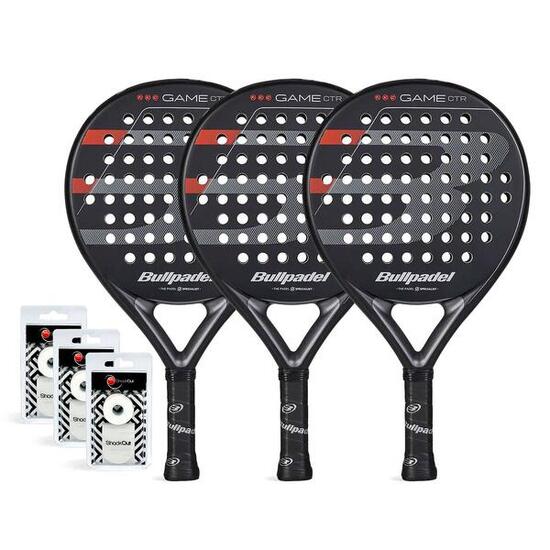 Tripack Bullpadel Game Control Negro