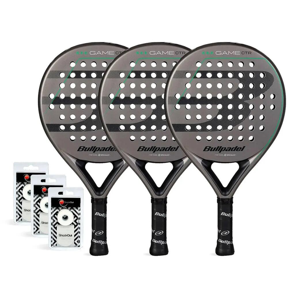 Tripack Bullpadel Game Control Gris