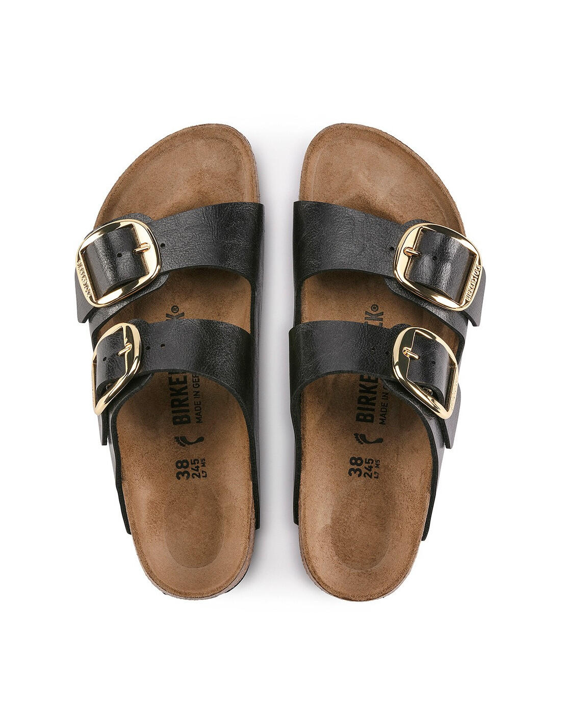 Sandalen Birkenstock model Arizona Big Buckle Birko-Flor voor unisex 4/5