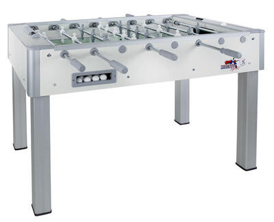 Calciobalilla Roberto Sport PRO OLIMPIC bianco - aste rientranti