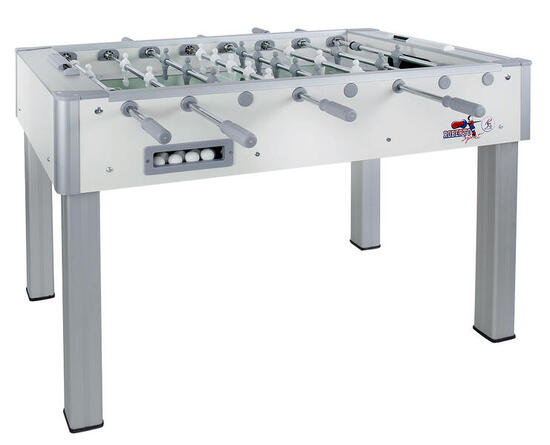 Calciobalilla Roberto Sport PRO OLIMPIC bianco - aste rientranti