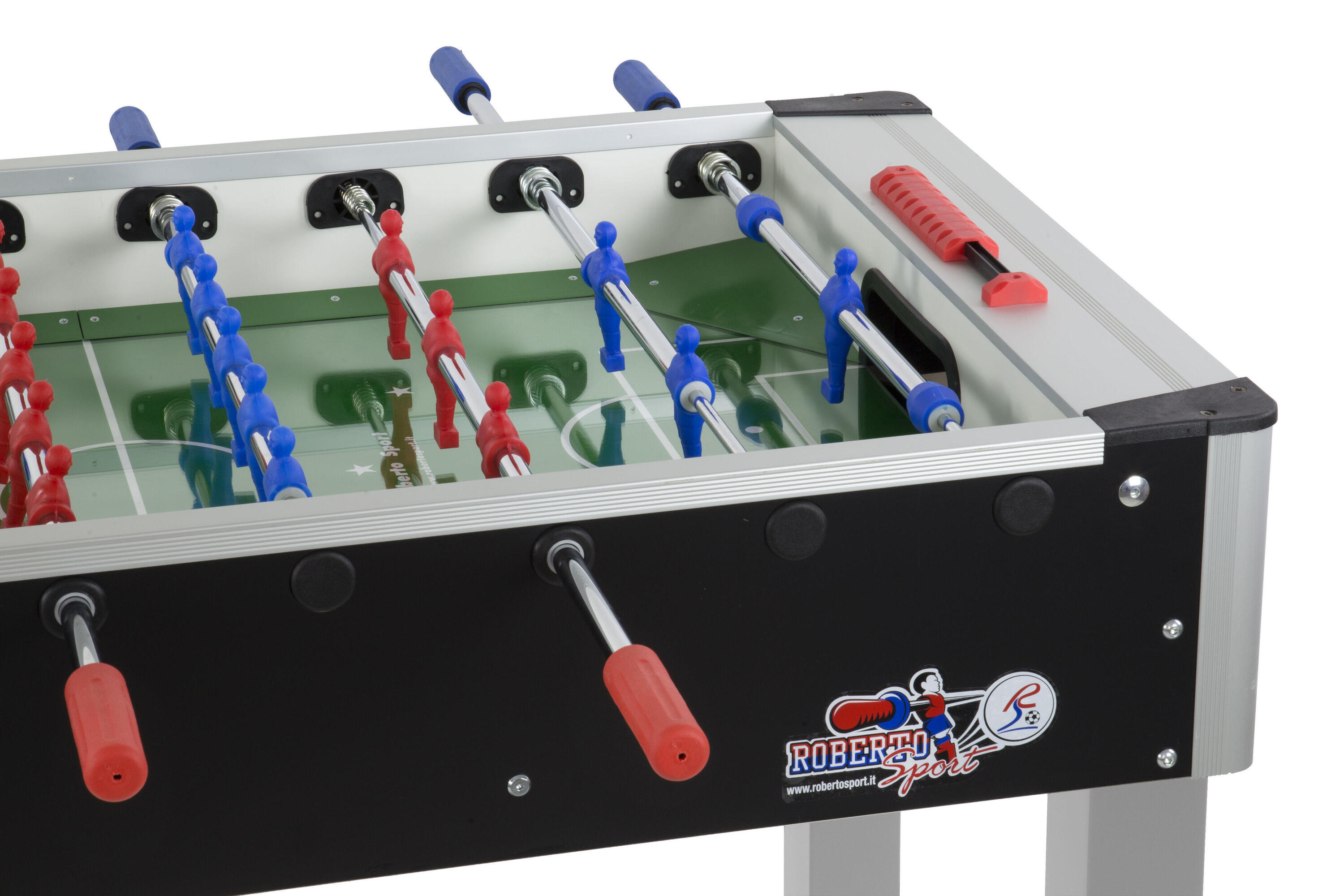 Calciobalilla Roberto Sport PRO OLIMPIC nero - aste rientranti 2/3