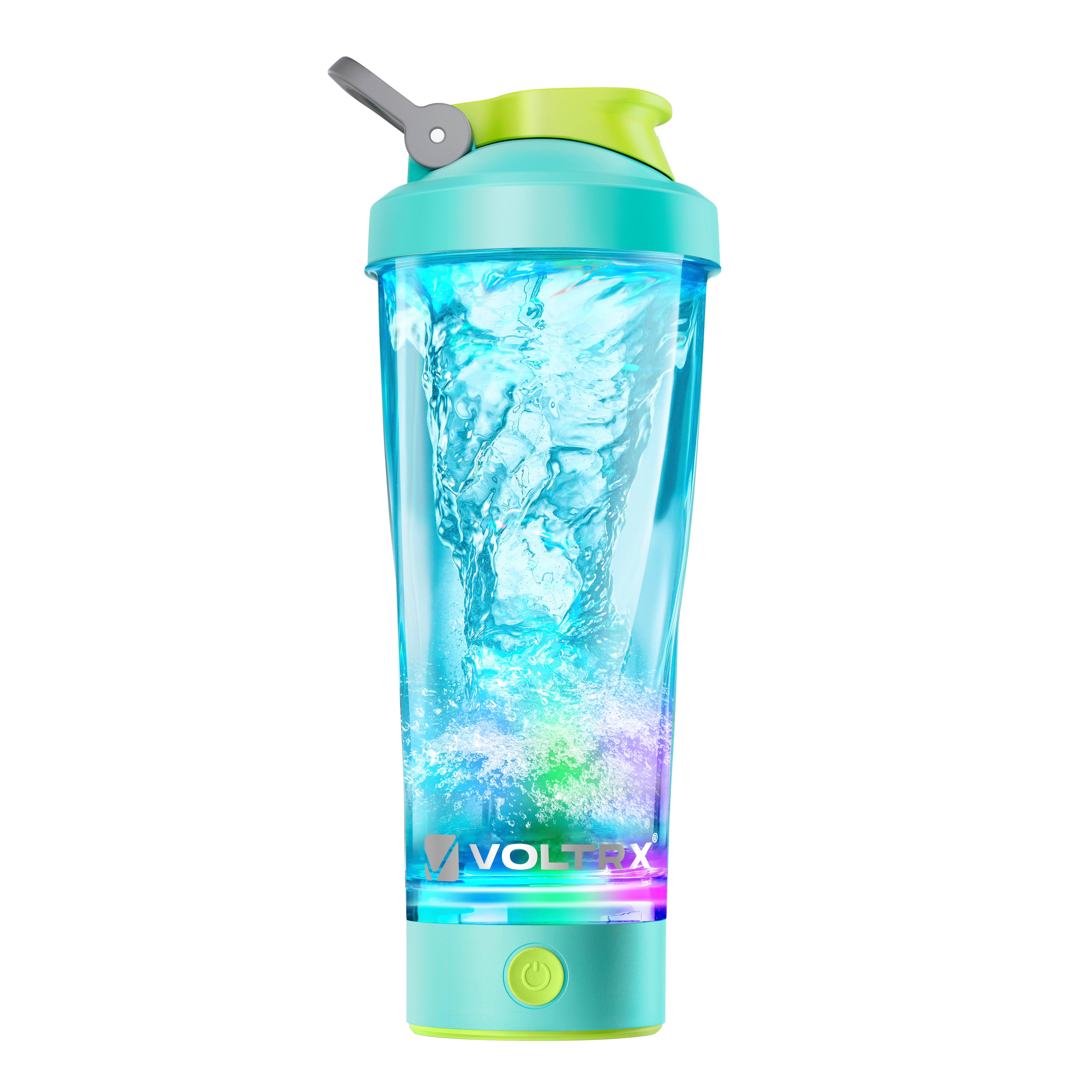 VOLTRX Shaker per Proteine Elettrico, Fatto con Tritan - Senza BPA - 24oz(700ml) Vortex Portatile Mixer Cup/Tazze Shaker Ricaricabili USB per Frullati Proteici (Blu