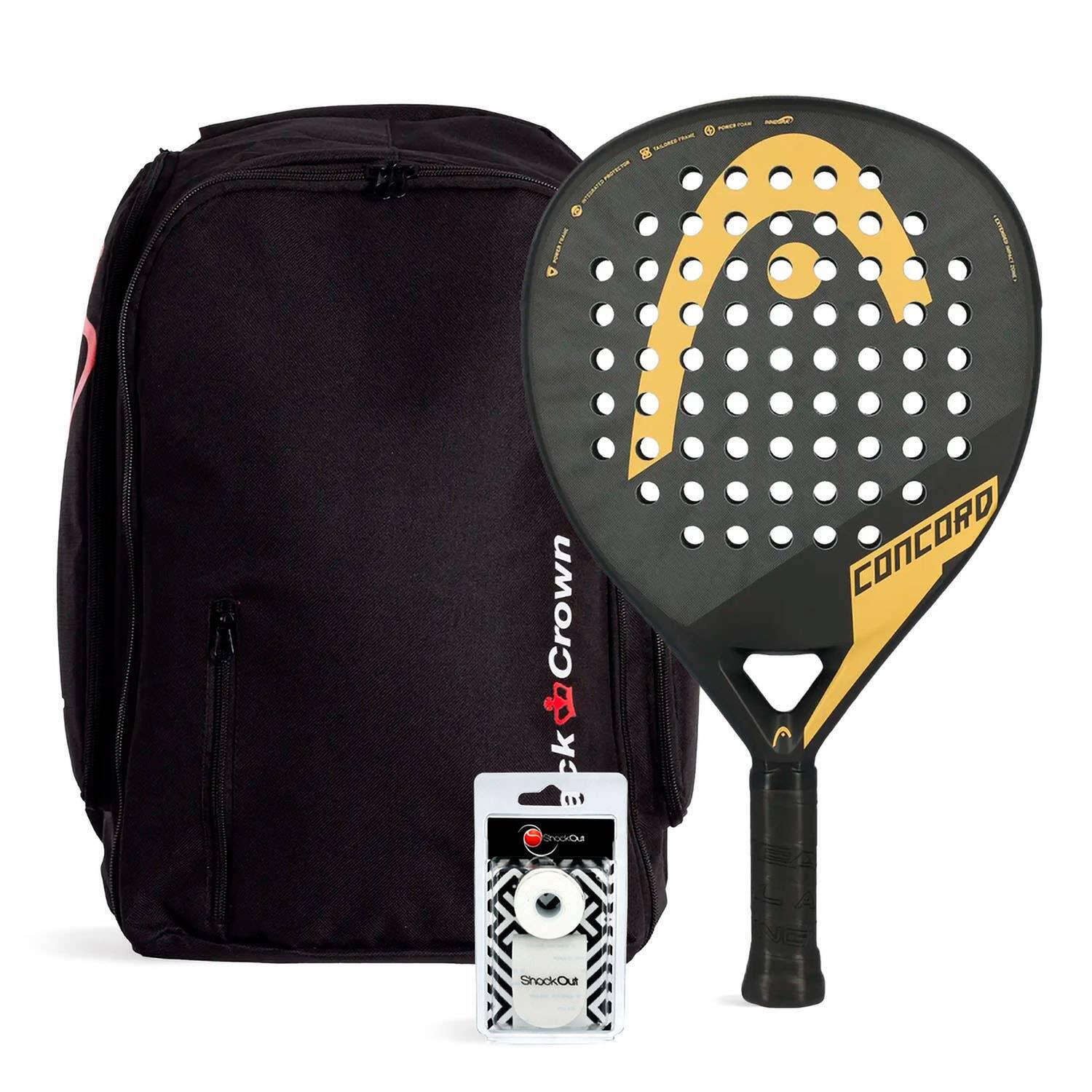 Head - Pack Head Concord Sac Black Crown Black - Raquette De Padel - Multicolore - Taille Unique - Decathlon