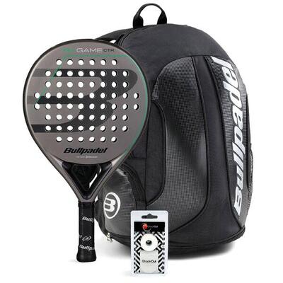 Pack bullpadel game control grey bag avant