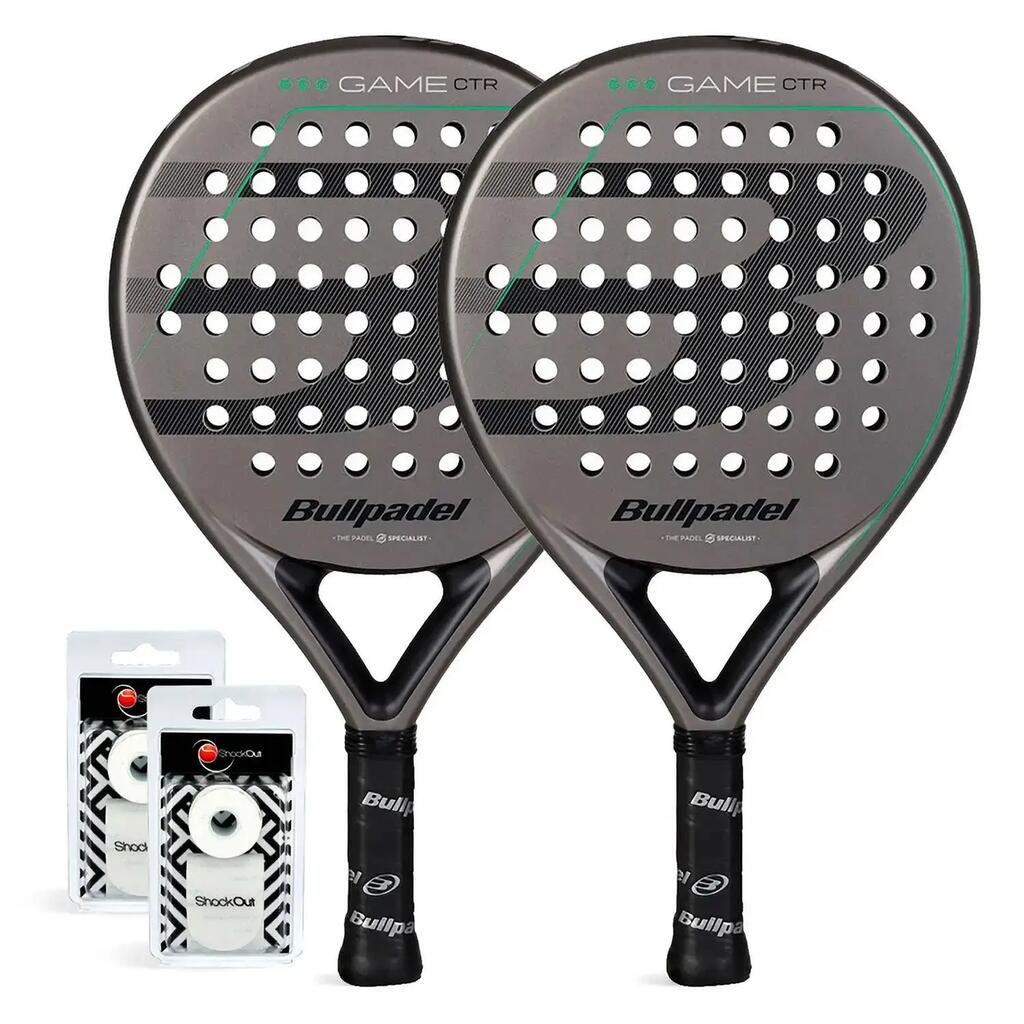 Pack Dúo Bullpadel Game Control Gris
