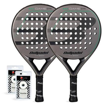 Pack Duo Bullpadel Game Contrôle Gris