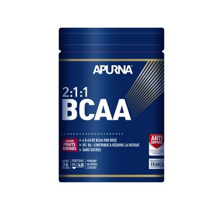Apurna - Bcaa 2:1:1 Fruits Rouges - Pot 400g - Bcaa - 400 G - Decathlon