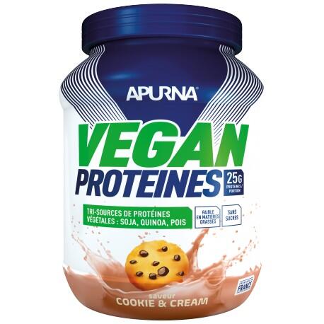 APURNA Proteina vegana Apurna Cookie and cream - Pot 600g