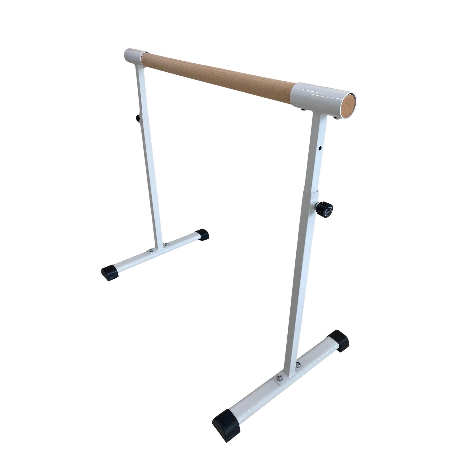 Baletní tyč MASTER volně stojící 110 cm - výškově nastavitelná - dřevěná 2/5