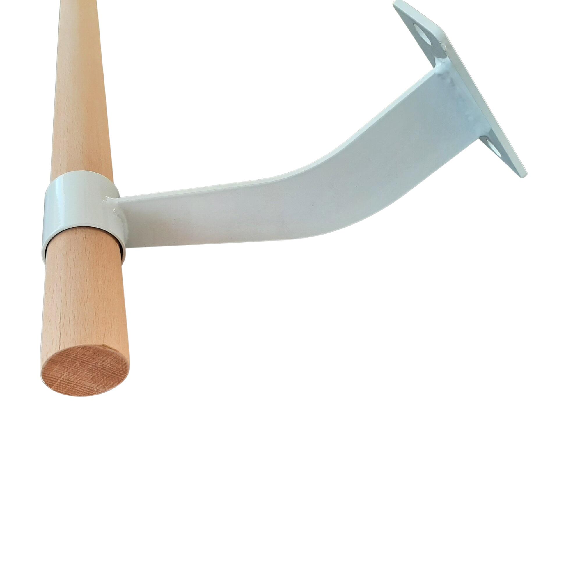 Baletní tyč MASTER na stěnu 120 cm - dřevěná 3/6