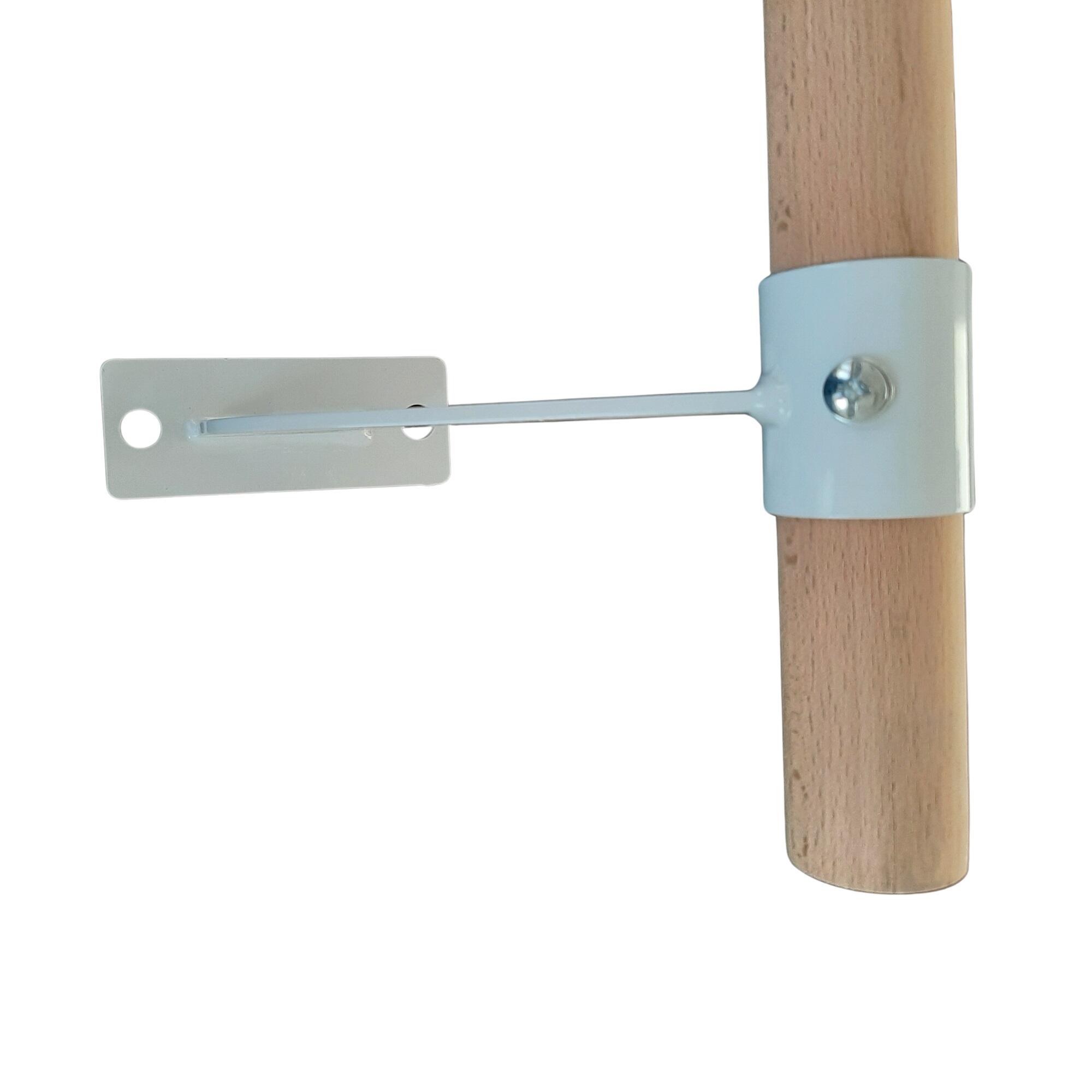 Baletní tyč MASTER na stěnu 120 cm - dřevěná 6/6