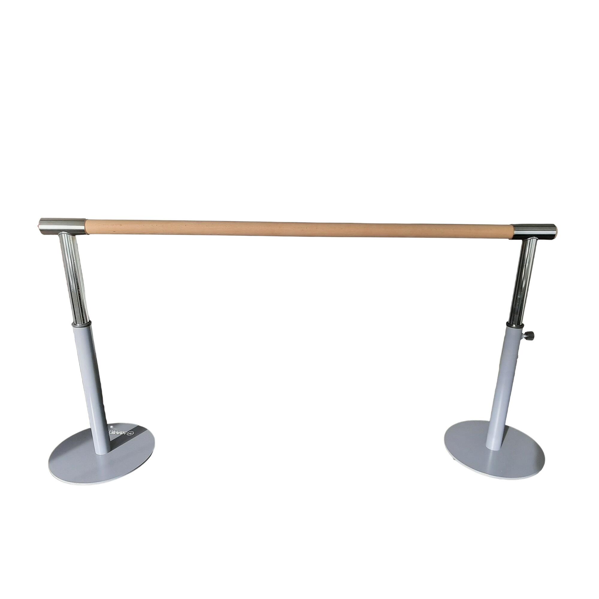 MASTER Baletní tyč MASTER Pro volně stojící 175 cm - výškově nastavitelná - dřevěná