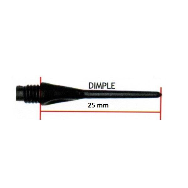 Hroty MASTER Dimple soft 2ba 50ks černé 2/2