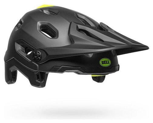 Casque avec Mentonnière Amovible Bell Super DH Mips Noir Mat Vert Fluo 7/7