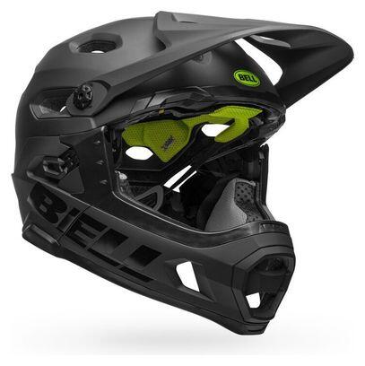 Casque avec Mentonnière Amovible Bell Super DH Mips Noir Mat Vert Fluo 5/7