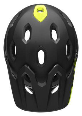 Casque avec Mentonnière Amovible Bell Super DH Mips Noir Mat Vert Fluo 4/7