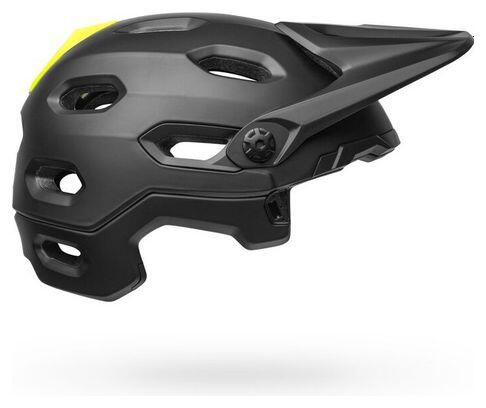 Casque avec Mentonnière Amovible Bell Super DH Mips Noir Mat Vert Fluo 6/7