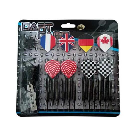 Zestaw rzutek do darta MASTER Black Plated Brass