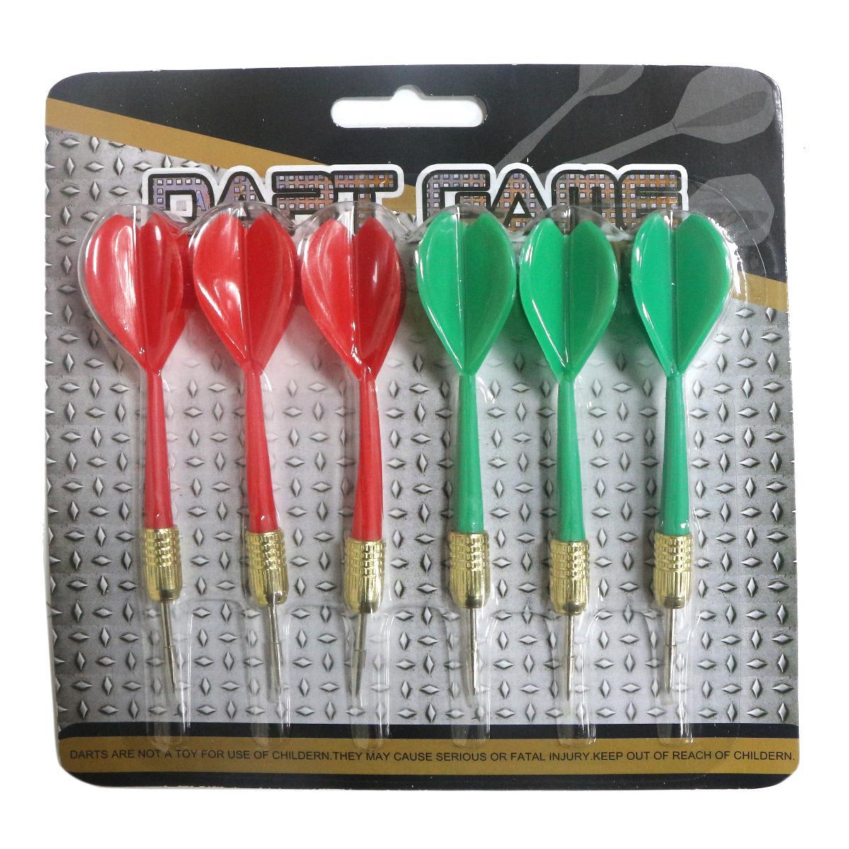 Darts MASTER vergoldetes Messing 6 Stück - Stahl 6g 2/2