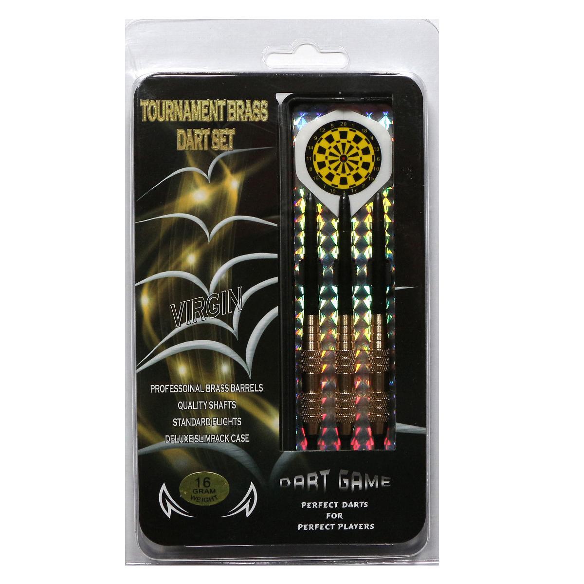 Darts MASTER Virgin Brass 3 Stück - weiche Spitze 16g 4/5
