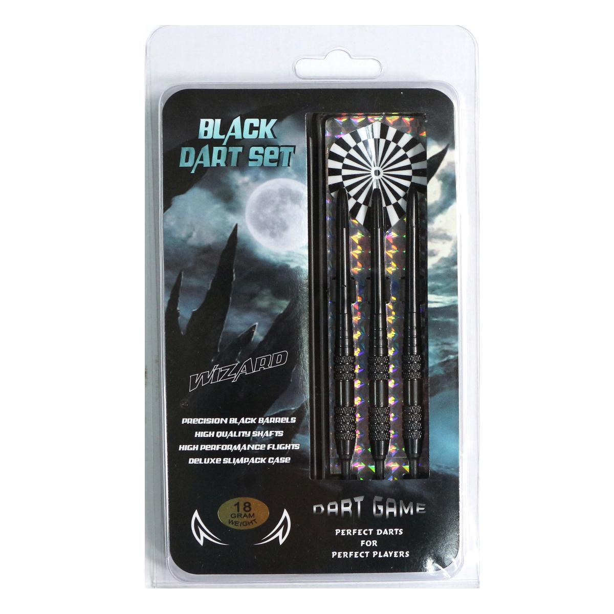 Darts MASTER Wizard Black Brass 3 Stück - weiche Spitze 18g 4/5