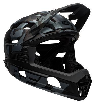 Casco Bell Super Air R Mips con mentoniera rimovibile Nero Camo S