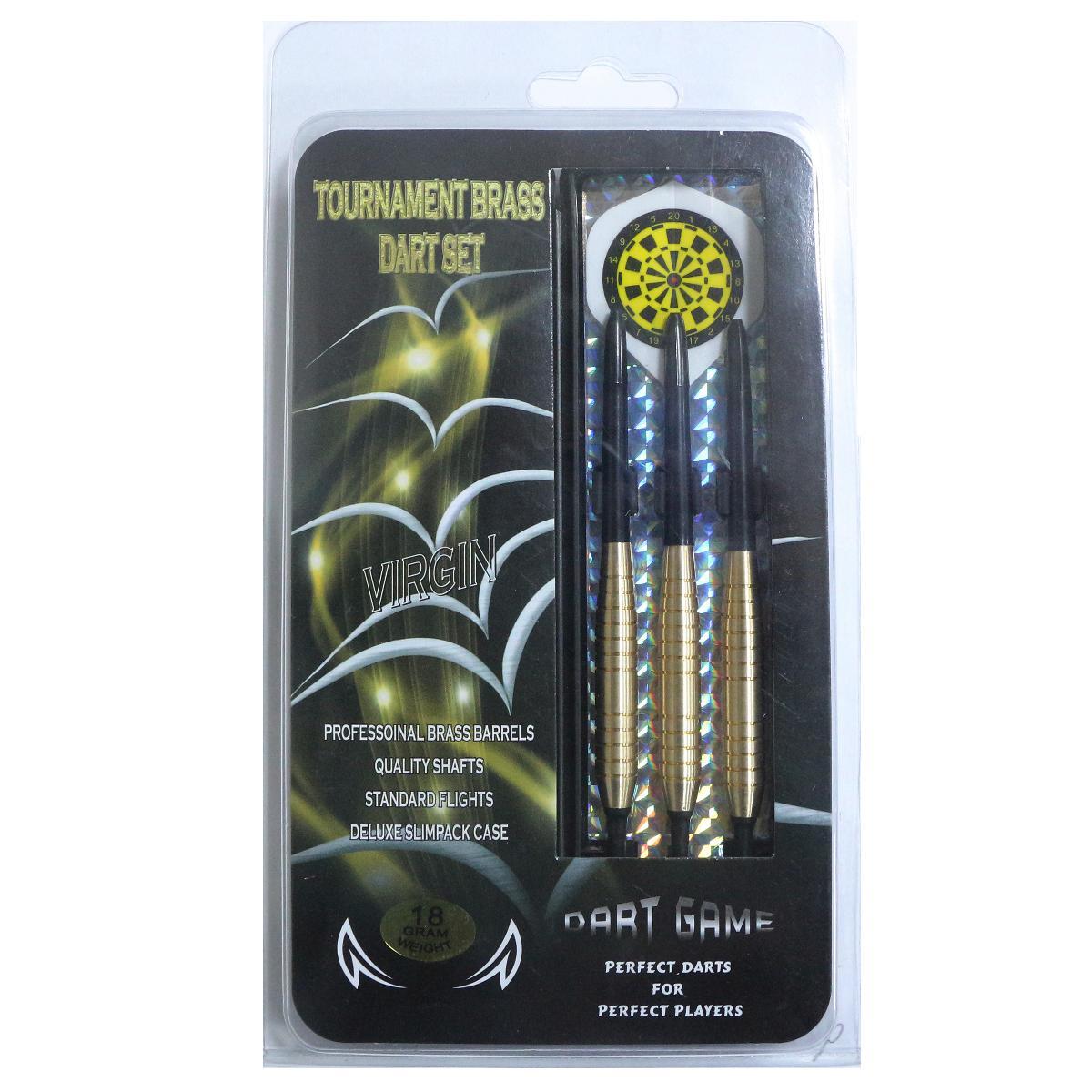 Darts MASTER Virgin Brass 3 Stück - weiche Spitze 18g 4/5
