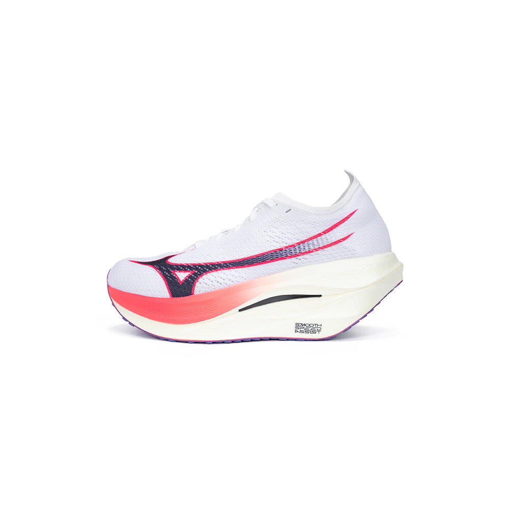 Wave Rebellion Pro 3 Men's Road Running Shoes - White x Coral