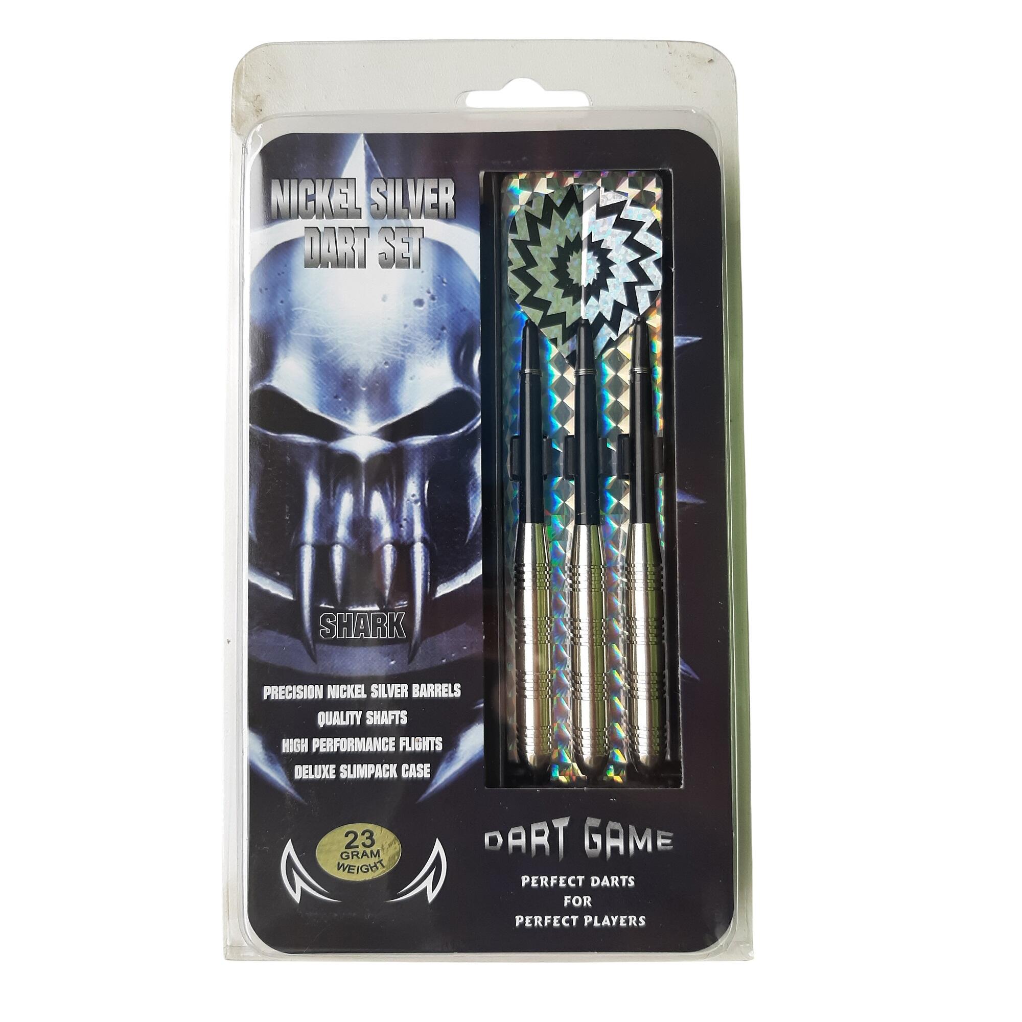 MASTER Šipky MASTER Shark Nickel-Brass 3ks - steeltip 23g