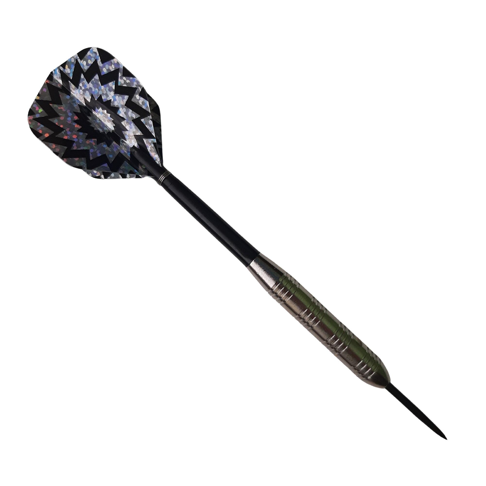 Šipky MASTER Shark Nickel-Brass 3ks - steeltip 23g 2/4
