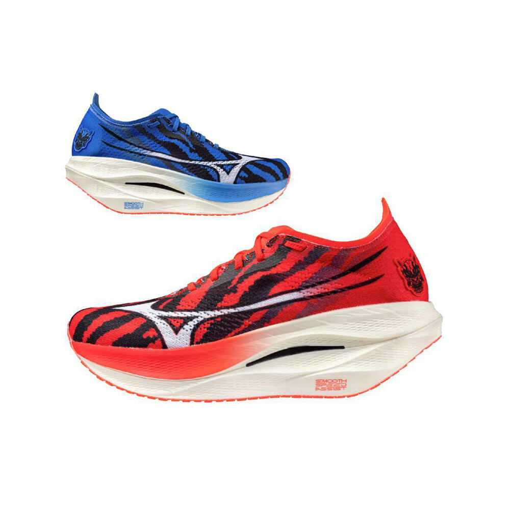 Wave Rebellion Pro 3 Men's Road Running Shoes - Red x Blue