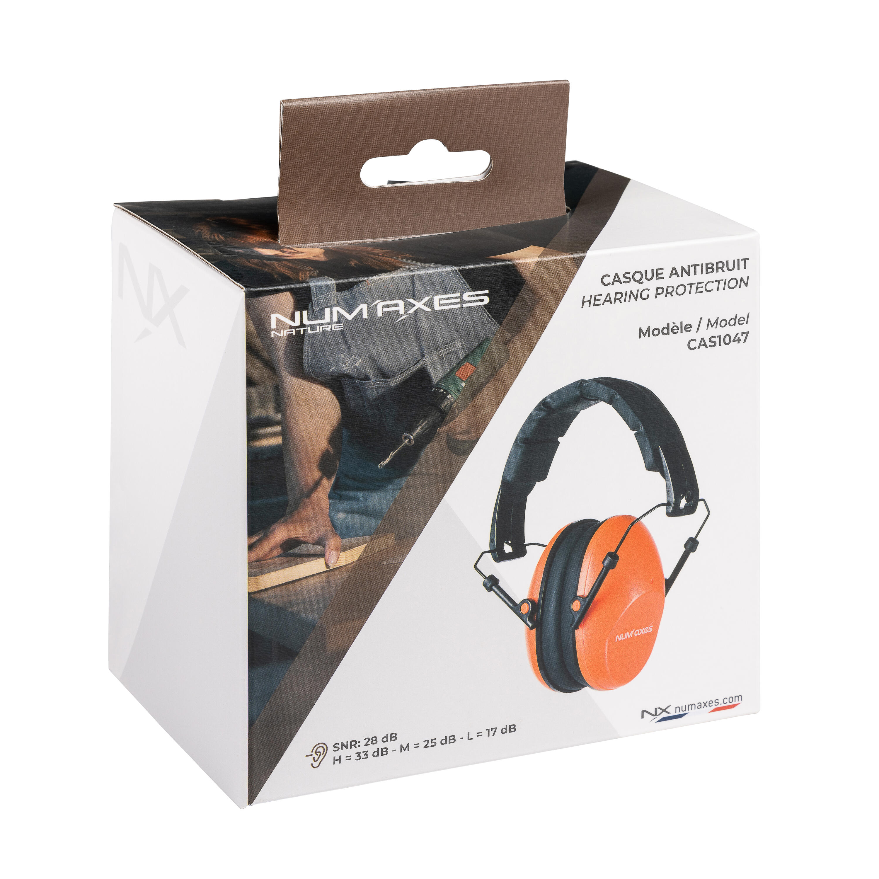 Casque Antibruit Passif CAS1047 - Orange 2/2