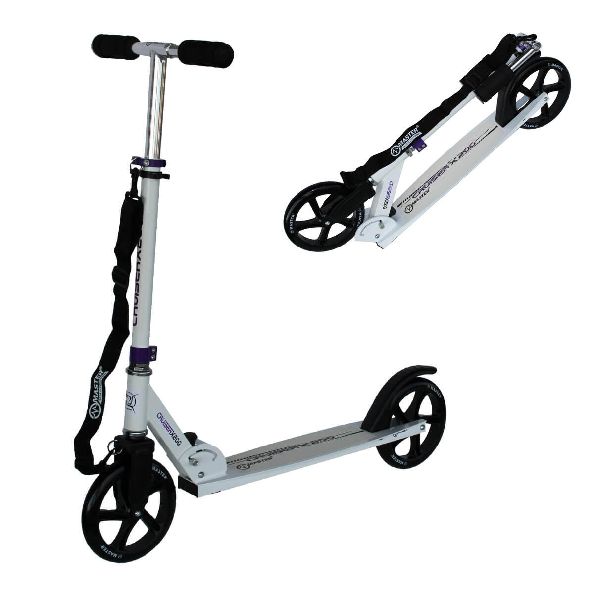 Scooter  Cruiser - 200 mm - weiß 2/7