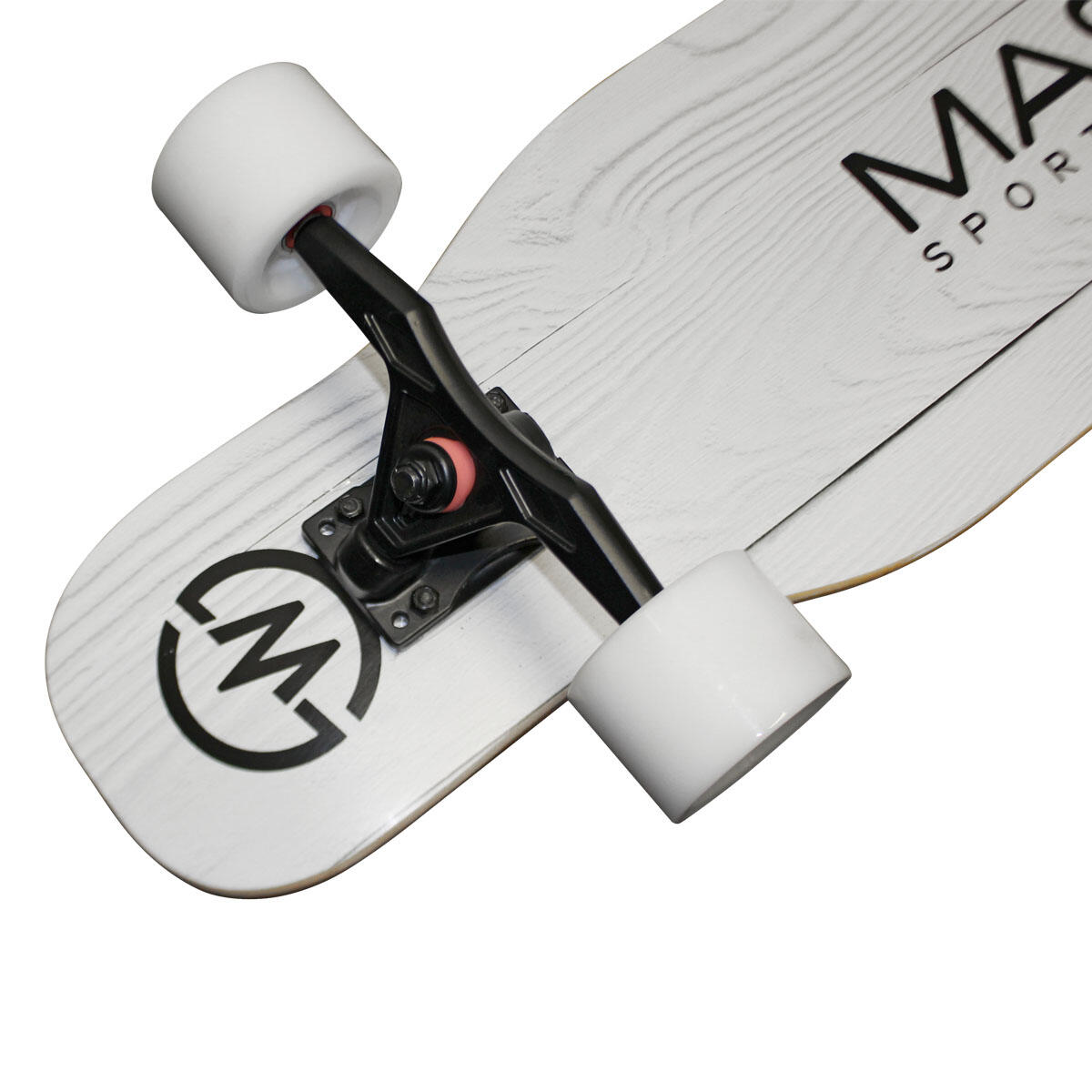 Longboard MASTER 42" Tanzstil - weißes Holz 2/6
