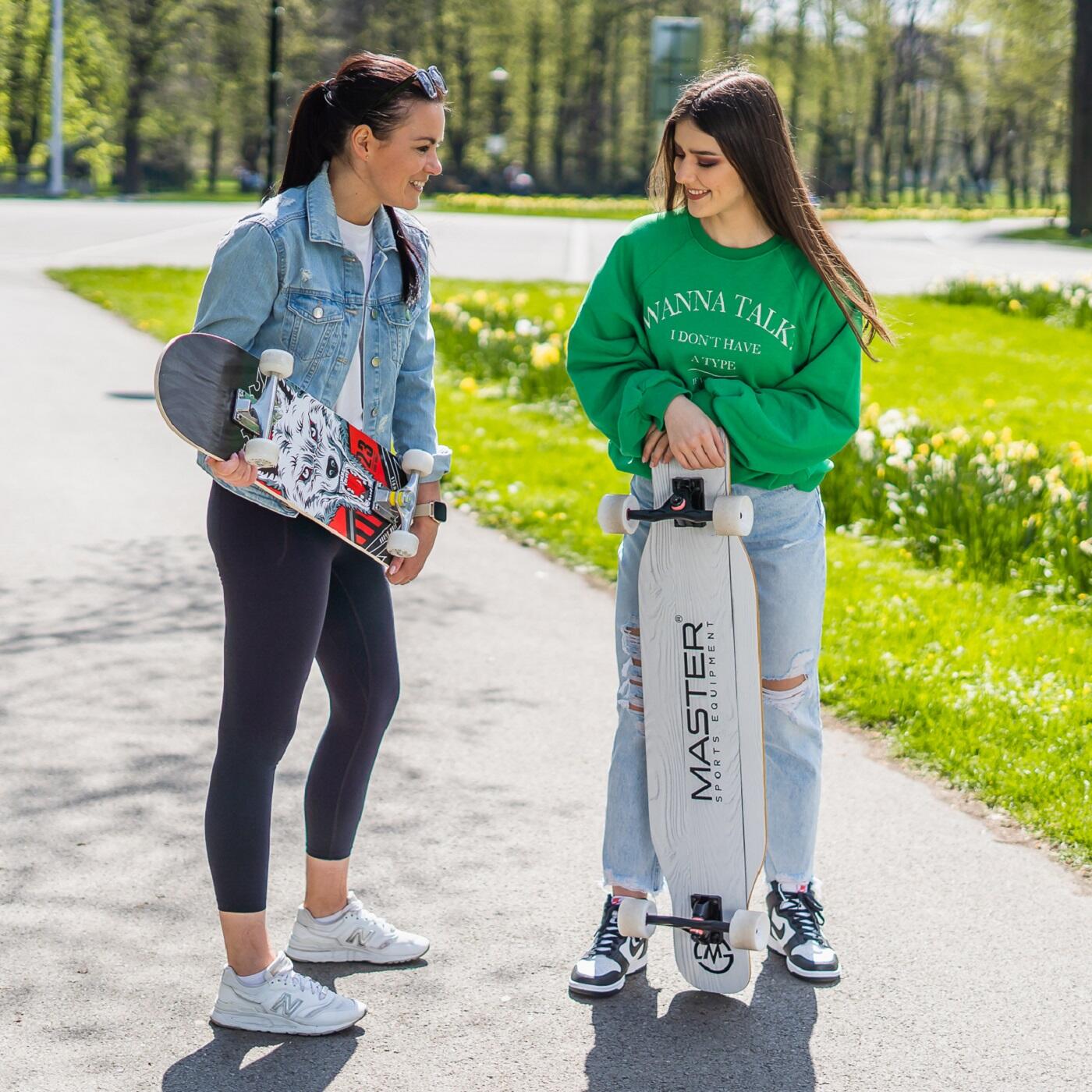 Longboard MASTER 42" Tanzstil - weißes Holz 6/6