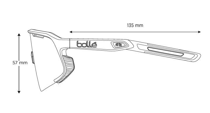 Sonnenbrille Bollé Windchaser 6/6