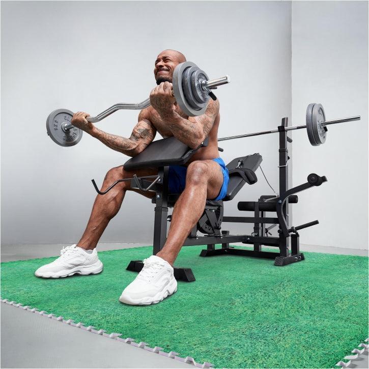 Tapis de Protection Fitness Puzzle - 16 Dalles, 60x60x1,2 cm, Tapis de Sol 3/7